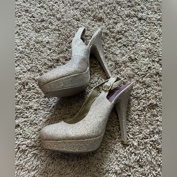 Steve Madden platform glitter heels - Picture 5 of 6